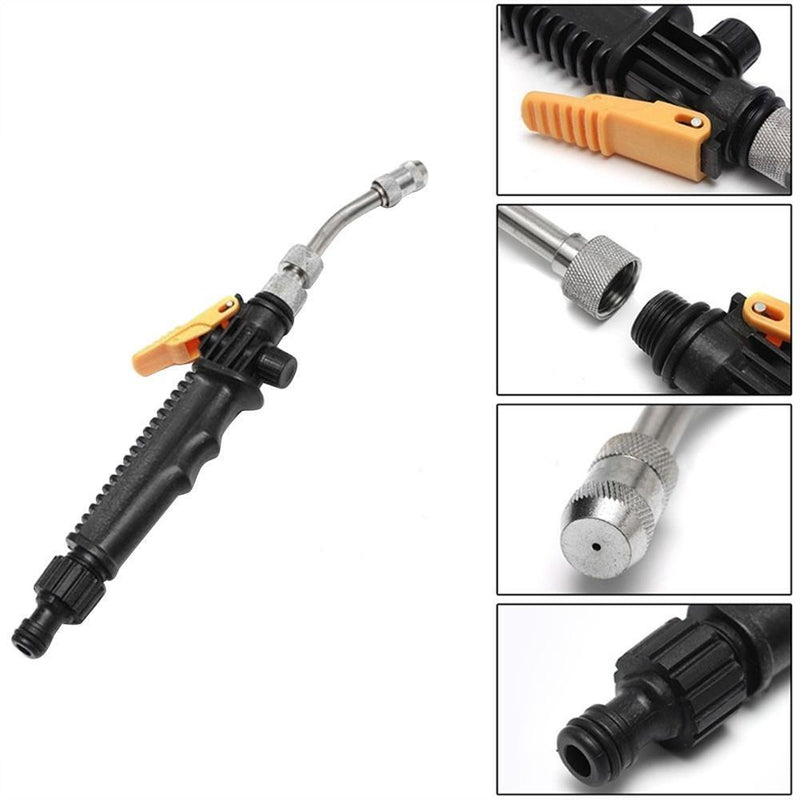 Car High Pressure Water Gun Washer Garden Hose Nozzle Sprinkler Tool (28cm)