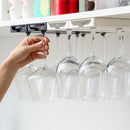 Wine Glass Rack Cabinet Stemware Holder Hanger Kitchen Organizer (Black) Newly