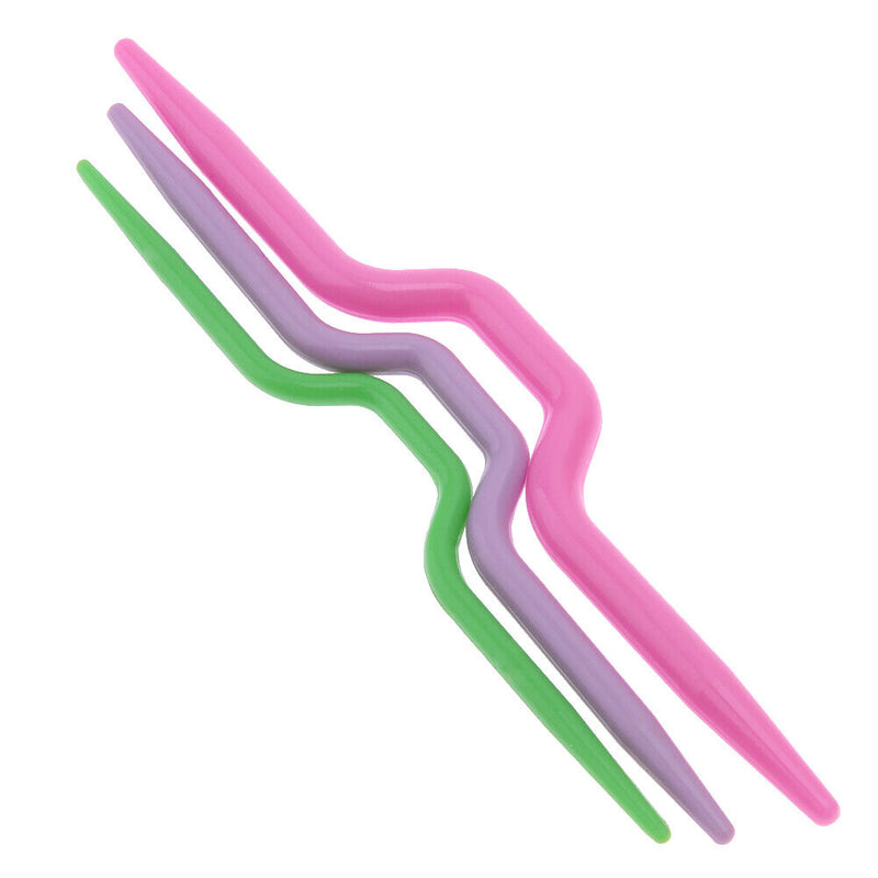 Plastic Knit Stitch Knitting Needles Crochet Stitch Knitting Accessories Newly