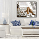 Painting By Numbers Kit DIY Sexy Beauty Hand Painted Canvas Oil Art Picture