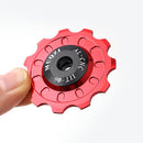 MUQZI MTB Road Bike Rear Derailleur Ceramic Pulley Guide Wheel (Red 11T) Newly