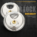 core Anti-knock Rustproof Safety Padlock Pancake Padlock Locks Home Outdoor