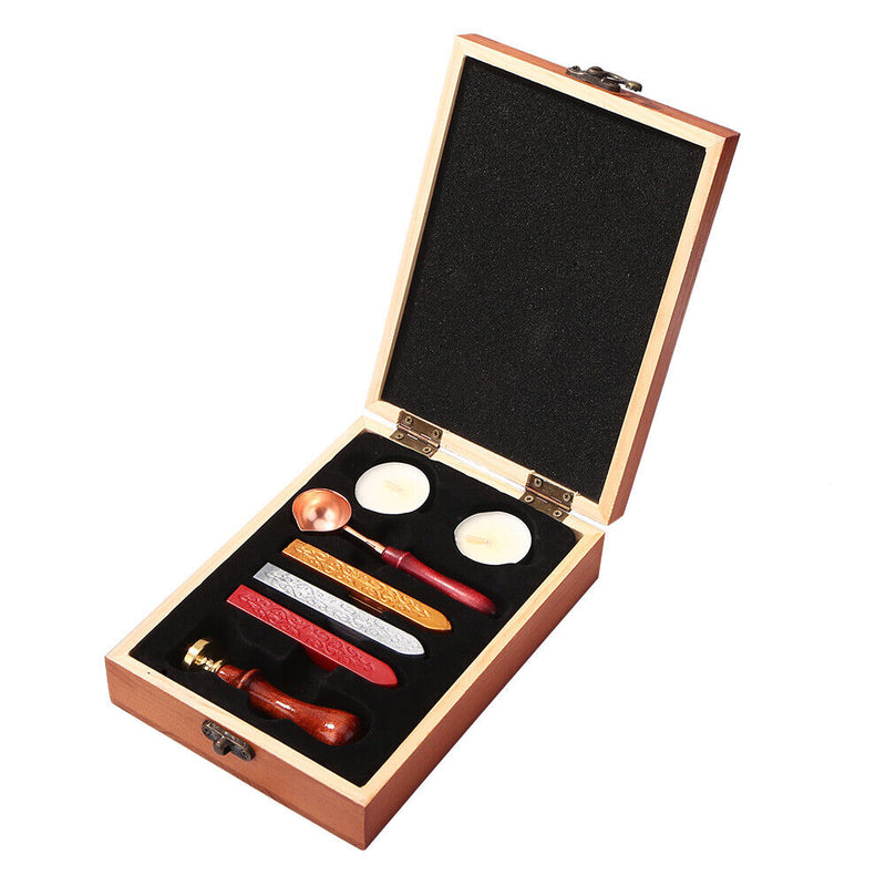Creative Ancient Fire Paint Seal Set Seal Spoon Sealing Wax Stamp St