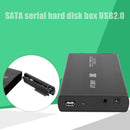 External HDD Enclosure Aluminum 480Mbps 3.5"" USB 2.0 to SATA HDD Case