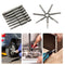 7pcs Woodworking Hex Driver Screwdriver Bit Set Electric Drill Flat Heads