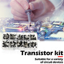 200pcs 10 Values Transistor Assortment BC327-BC558 Diode Assort Kit with Bo