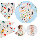 Pure Cotton Scarf Cotton Saliva Towel Triangle Drool Bibs Bandana Baby Bibs