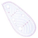 4pcs Tailor Measuring Ruler Yardstick Sleeve Sewing Clothes Drawing Ruler