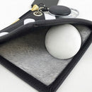 Golf Ball Cleaning Bag with Buckle Double-Sided Golf Wiping Towel (Black) Newly