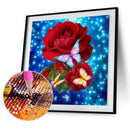 5D DIY Red Rose Diamond Painting Embroidery Craft Cross Stitch Home Decor