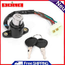 Matefield Motorcycle Power Switch with Cable + 2 Buttons for CB125 CM400 CM450