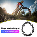 MOTSUV 104 BCD Positive Negative Tooth Disc Bike Single Plate (32T Oval)