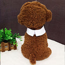 Striped Medium Large Dogs Cats Tuxedo Collar Formal Bow Tie Dog Necktie