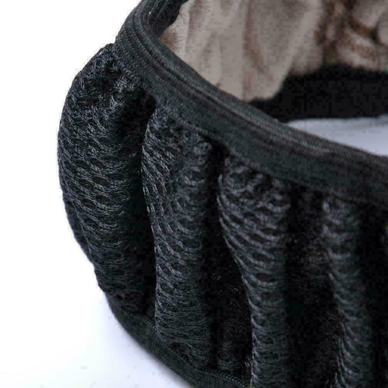 Schwarzes Auto Lenkradbezug Mikrofaser Leder Atmungsaktiv '' Anti-Rutsch 15 U9M9