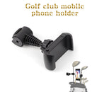 360 Rotating Golf Swing Training Recording Aids Phone Clip Holder (Black) Newly
