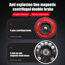 Baitcasting Reel 8.2/1 Max Drag 8kg Casting Carp Fishing Reel (Red Right) Newly