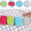 3 Grids Portable Pill Box Medicine Jewelry Storage Case Container(Blue)
