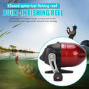 Speed Ratio 3.1/1 Closed Spincast Freshwater Fly Sea Fishing Reels (Red) Newly