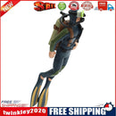 Diver Fish Tank Ornaments Aquarium Landscape Decoration (Orange Long Leg)