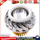 Dual Halo Motorcycle 12V-85V Projector Hi/Lo Beam LED Red Blue Halo Newly