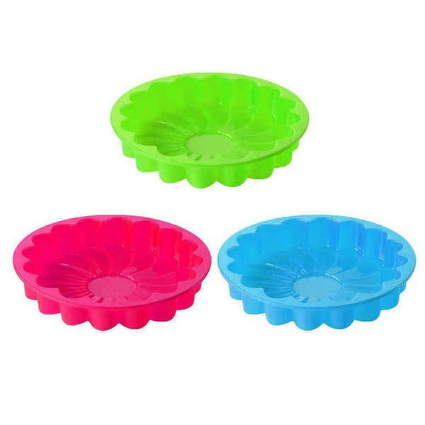 Silicone Large Flower Cake Mould Chocolate Soap Candy Mold Jelly Baking TOP Y5O8