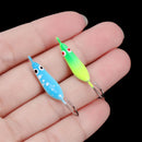 mini lead fish 35mm/2.7g Ice Fishing hook Lead Hard Hook AD-Sharp Winter Bait