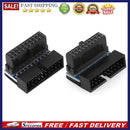 2pcs Motherboard USB3.0 19Pin/20Pin Socket Male to Female 90 Degree Extender