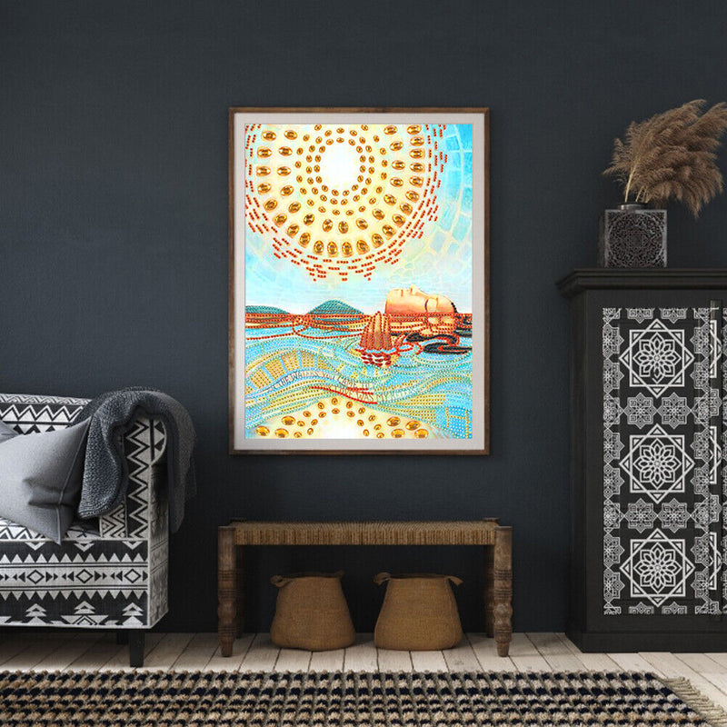 DIY Part Special Shaped Drill Diamond Painting Sleepy Buddha Mosaic Kit Decor