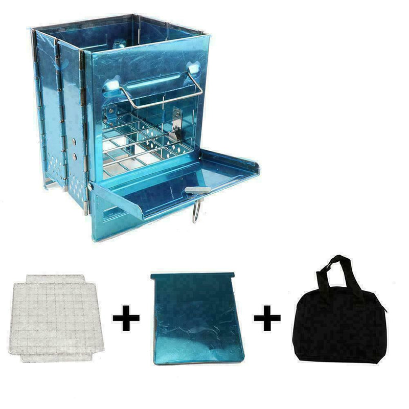 Lixada Folding Steel Wood Burning Stove Outdoor Picni B4H4 L1J1 Q2P3