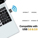Black 2 in 1 USB Bluetooth 5.0 Receiver Transmitter Wireless HOT Adapter J2M0