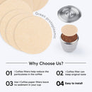 #A 100/200pcs Coffee Paper Filter Capsule Filter Paper Accessories for Nespresso