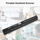Handheld Portable Image Document Scanner A4 900DPI JPEG/PDF Scanner (Black)