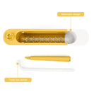 Telescopic Sink Storage Rack Holder Adjustable 2-in-1 Sink Basket (Yellow) Newly