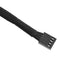 Host Fall PC Cooler Cooling Fan Power Cable 1 Female with 5 Male 4Pin Buc