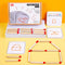 Montessori Matches Puzzles Game Wooden Toys DIY Math Geometry Board Game Toys`