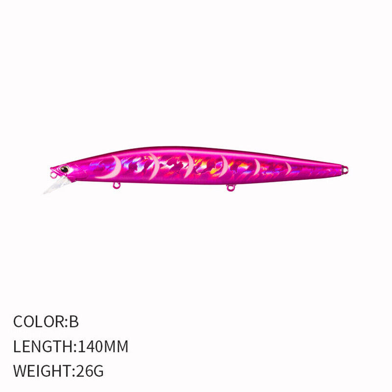 140mm 26g Minnow Sinking Fishing Lures Crankbait Artificial Bait Fishing Tackle