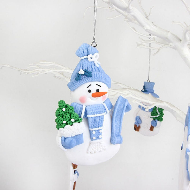 XMAS Soft Pottery Christmas Products Christmas Decoration Little Snowman
