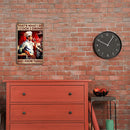 Chef Drink Red Wine Retro Rectangular Iron Painting Sign Plaque Poster Art