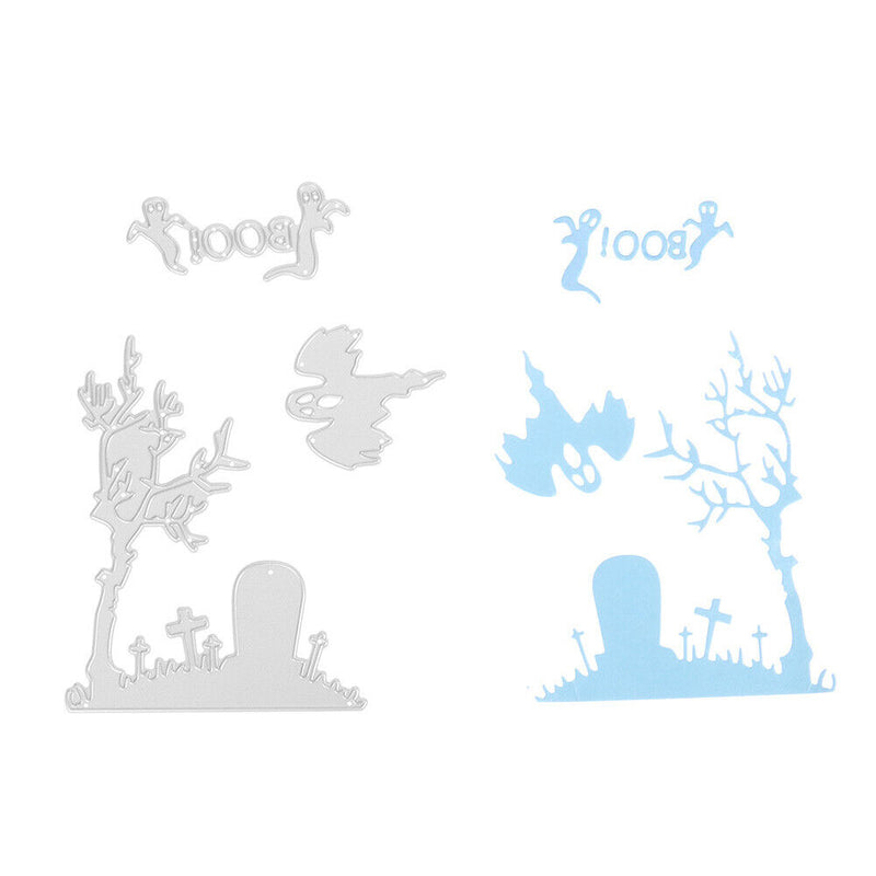 3pcs Halloween Cutting Dies Stencils Scrapbook Embossing DIY Card (MS-495)-23234