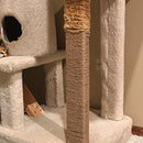 DIY Cat Twisted Hemp Rope Pet Kitten Replacement Tree Scratching Climbing R