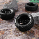 4pcs Rubber Tire On Road RC Racing Car Wheel for 1/10 Hsp Redcat RC Crawler