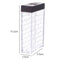 6pcs Kitchen Seasoning Box Transparent Salt Pepper Spice Storage Bottle (B)