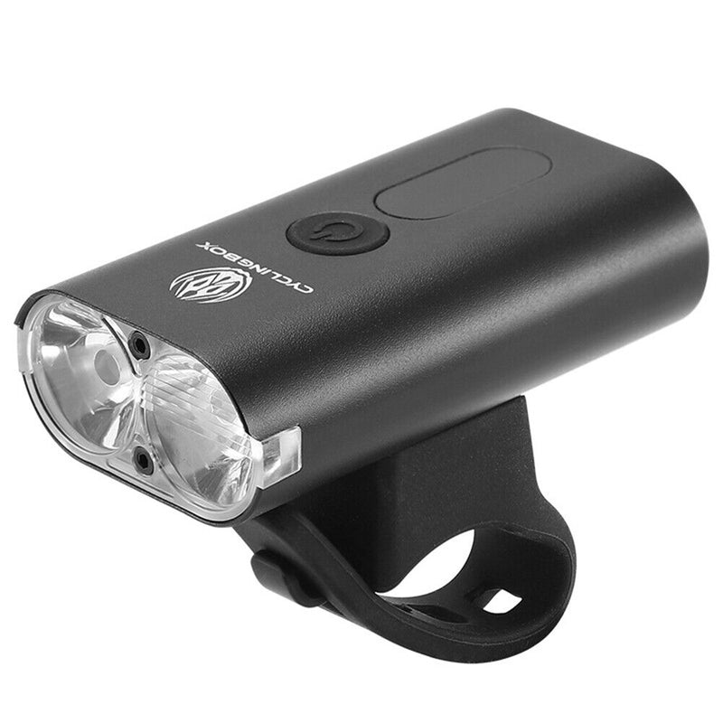 2xT6 LED Mountain Bike 600LM Headlights USB Rechargeable MTB Bike Accessories