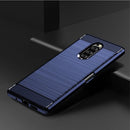 Soft TPU Carbon Fiber Phone Case Drop Proof Back Cover for Sony XPERIA 1(XZ4)
