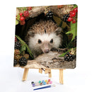Oil Painting By Numbers Acrylic Handmade Little Hedgehog Digital Picture Deco