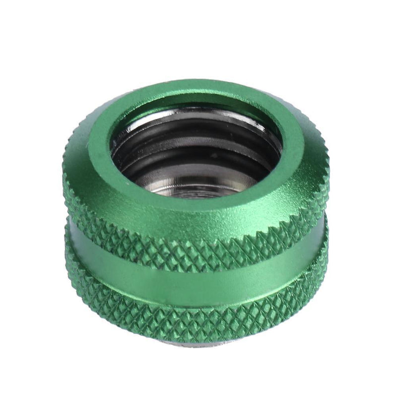 G1/4 Thread Rigid Tube 14mm Hard Tube Extender for PC Water Cooling(Green)