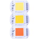 2pcs 50W LEDs Floodlights COB Chip 220V Input Integrated IC Driver(White)