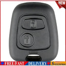 2 Buttons Remote Auto Car Key Fob Auto Case Blank Key Shell for Peugeot 206