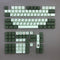 PBT Keycap for MX Switch Gaming Mechanical Keyboard Parts (Matcha Russian)