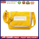 Women Travel Messenger Crossbody Bags College Girl Shoulder Bags (Yellow)